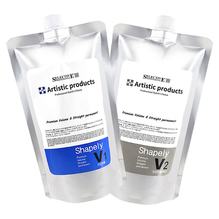 [셀렉티브] 셀렉티브 샤플리 프리미엄 스트레이트 펌(건강모용) V1+V2 500ml