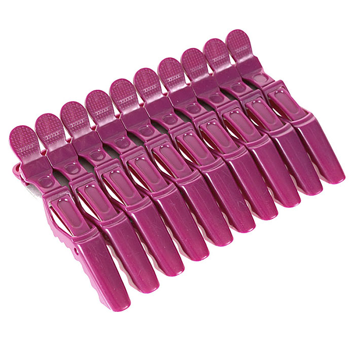 [인그리드] 인그리드 샤크 클립 핀셋  4.5Cm(퍼플) 10개 1세트