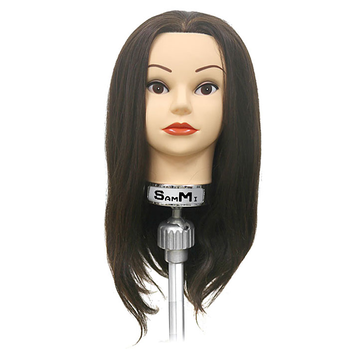 [국가고시용] 삼미 시험용 통가발 시험모 18인치 45Cm (100% 인모 수제) SMT-S100 / No.80