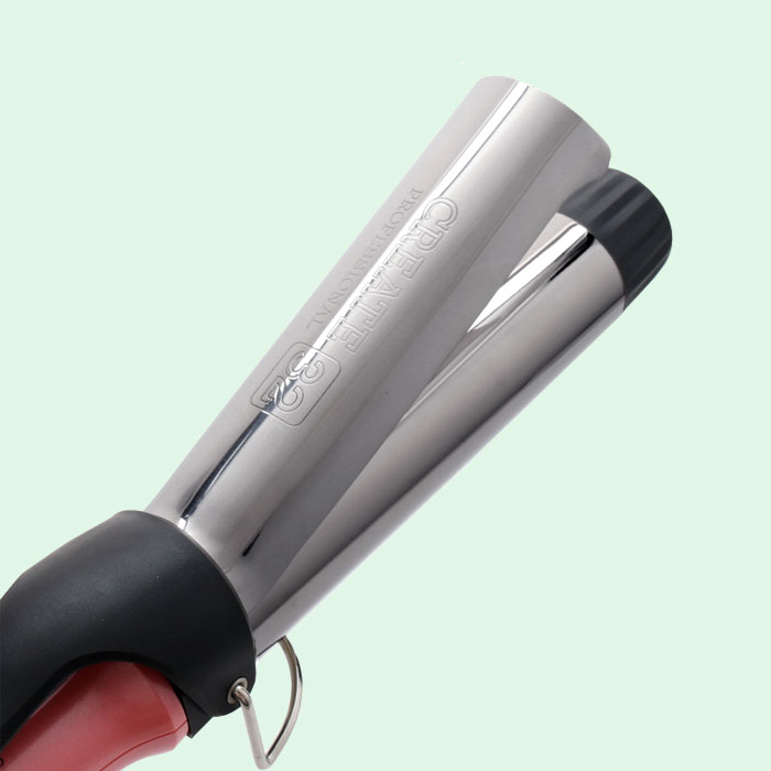 헤어2000 미용재료할인점,[그리에이트] 티타늄 컬링 라인 아이롱 TR 360 화이트 CL-32/38,코드길이 :32mm/38mm [티타늄코팅 발열판,슬림형손잡이,세라믹코팅,양손이용]