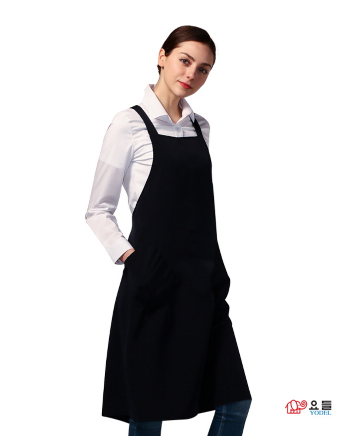 [요들가운] 요들 베이직 앞치마 BA-074 네이비블루