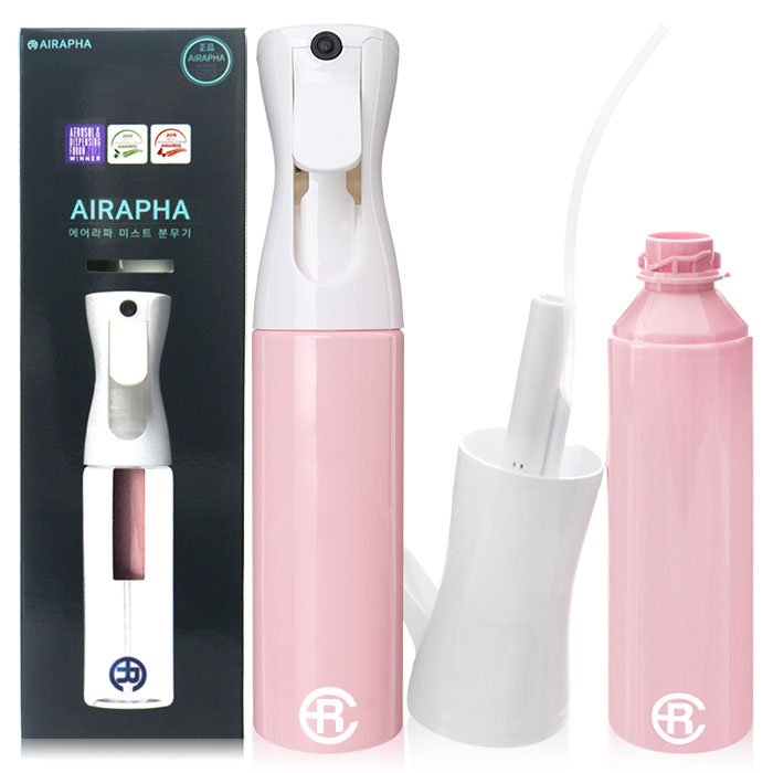 헤어2000 미용재료할인점,[이노스킨] 에어라파 미세 에어분무기 용량 300ml 중대형 (색상:화이트/핑크)