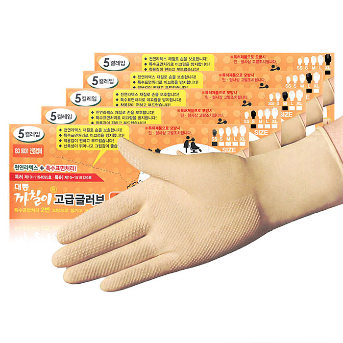 헤어2000 미용재료할인점,[대동] 까칠이 다목적 천연 라텍스 미용장갑 (아이보리) (특대/대/중/소/미니) 낱개10개입 5쌍1갑