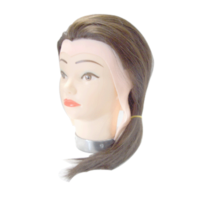 [다보스] 다보스 연습용 가발 18인치45Cm (인모 60%/인조 40%) DY-1882 / No.04