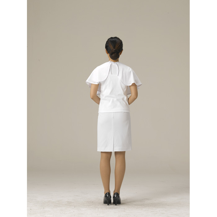 헤어2000 미용재료할인점,[라인유니폼] 리본 드라이보 LN323-1 화이트